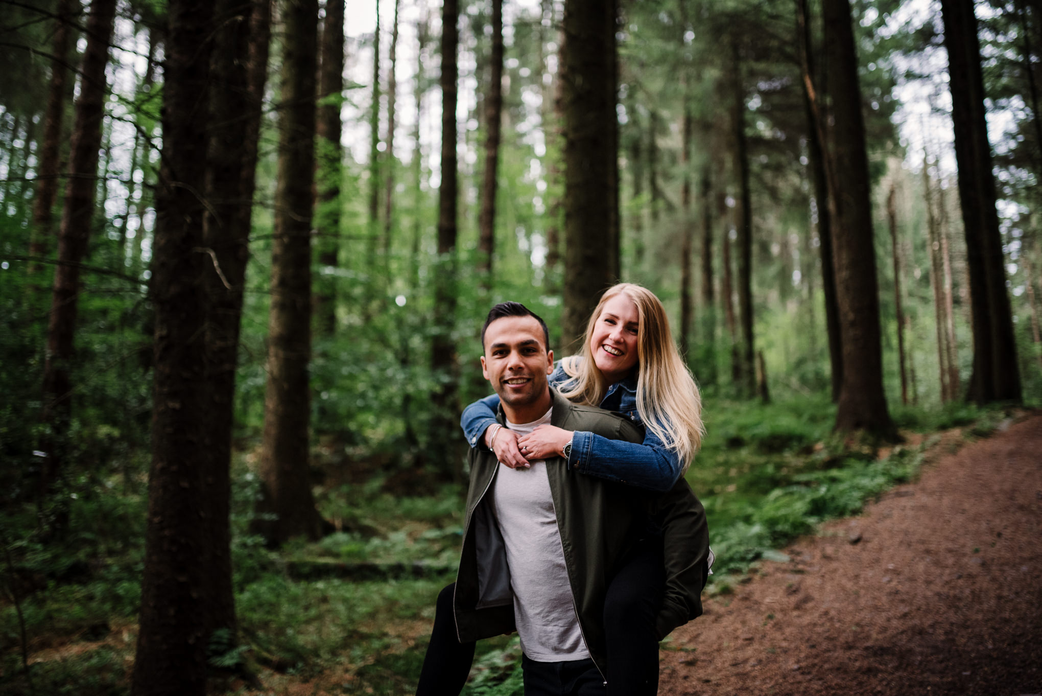 piggy backs in the woods. Natural photography lancashire