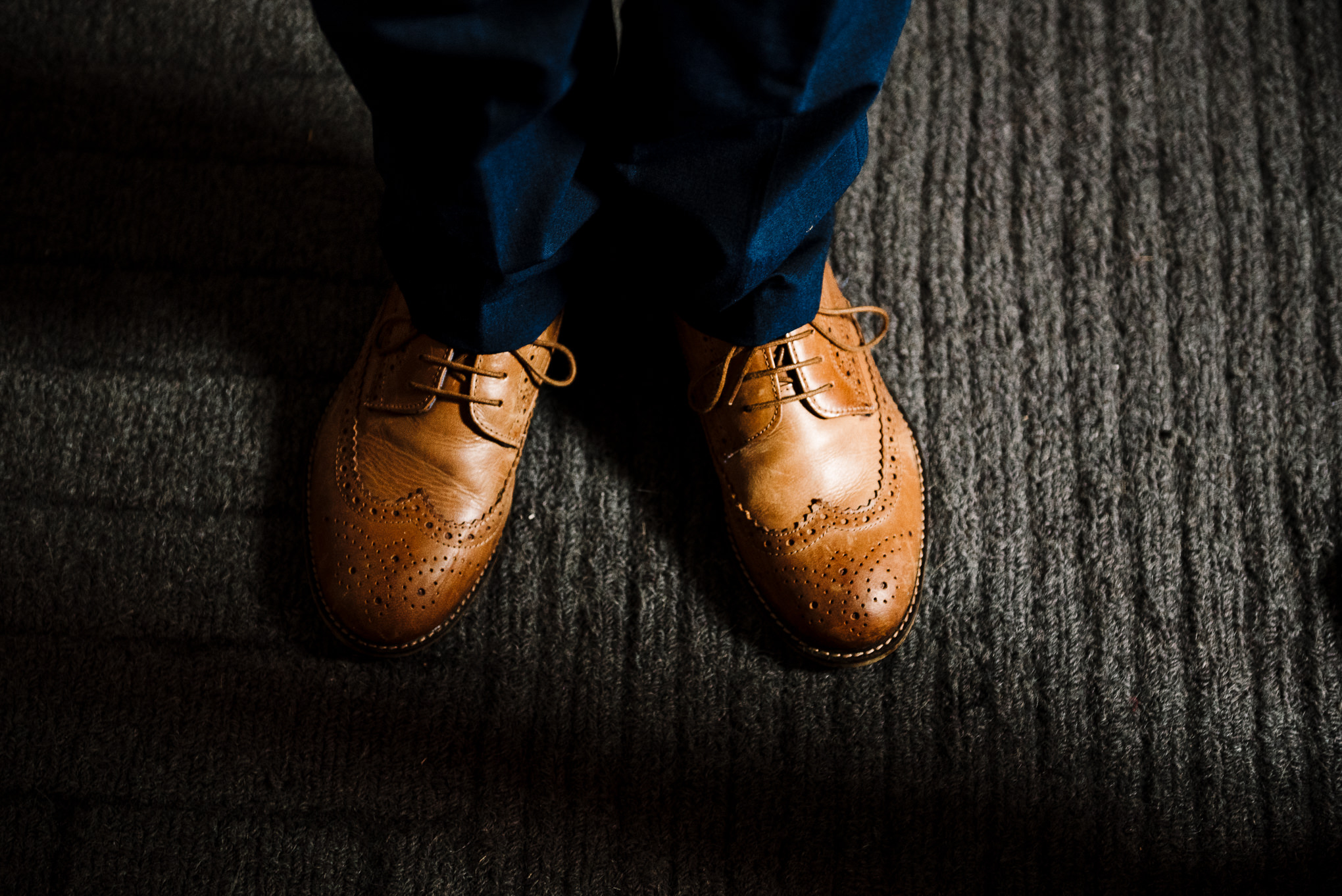 Detailed shot of shoes 