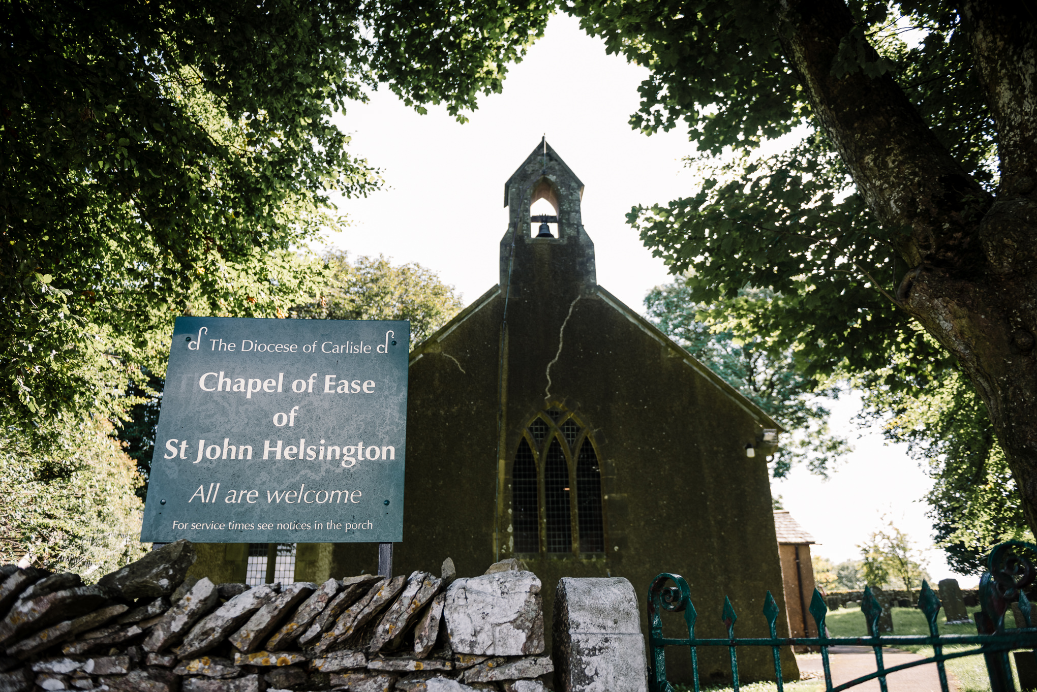 Venue shot of the church at Brigsteer. 