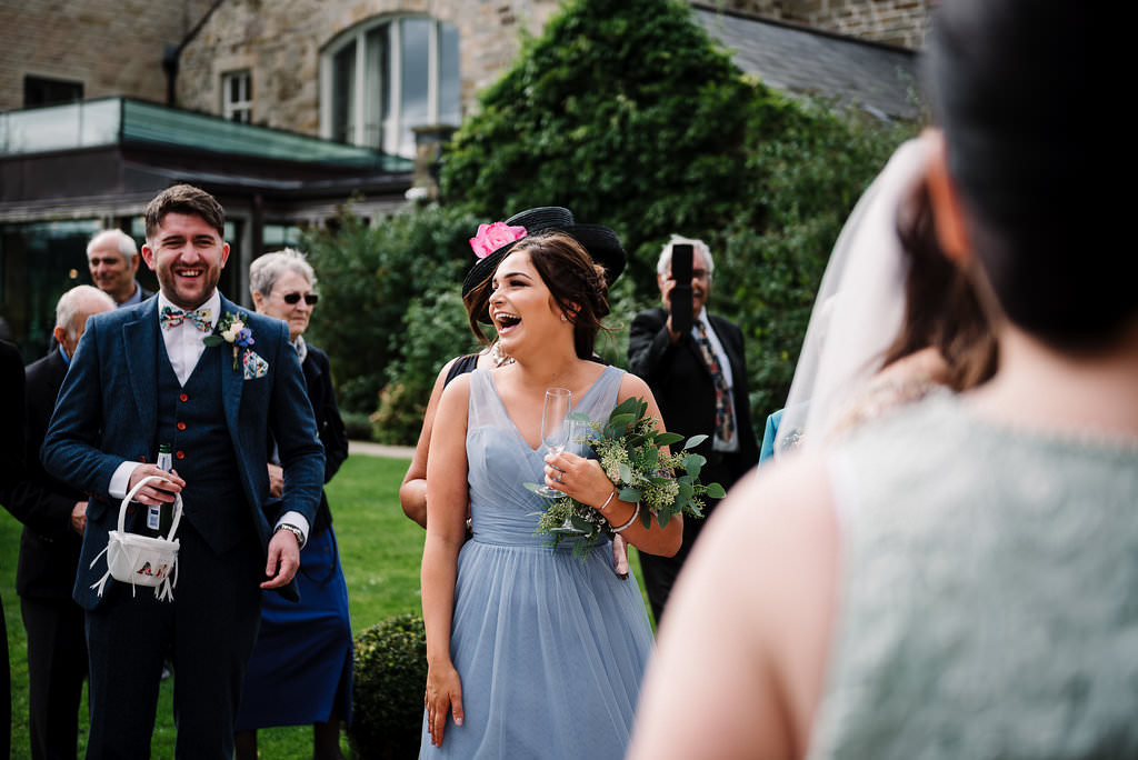 Relaxed shot of the guests mingling