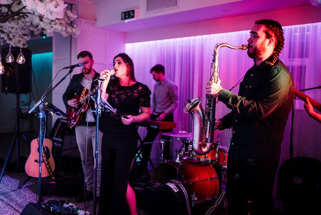 wedding band at stanley house hotel