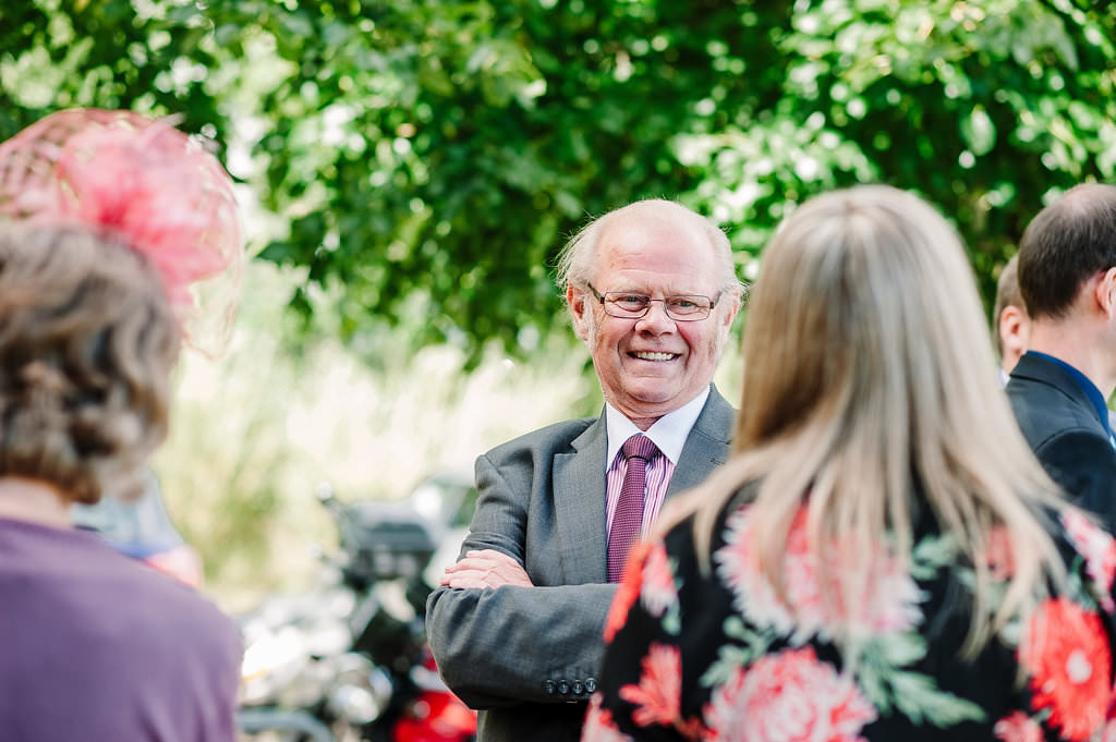 Documentary photo of guest at Yorkshire sculpture park.