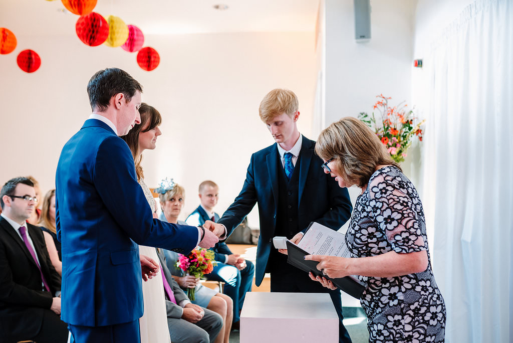 Exchanging vows
