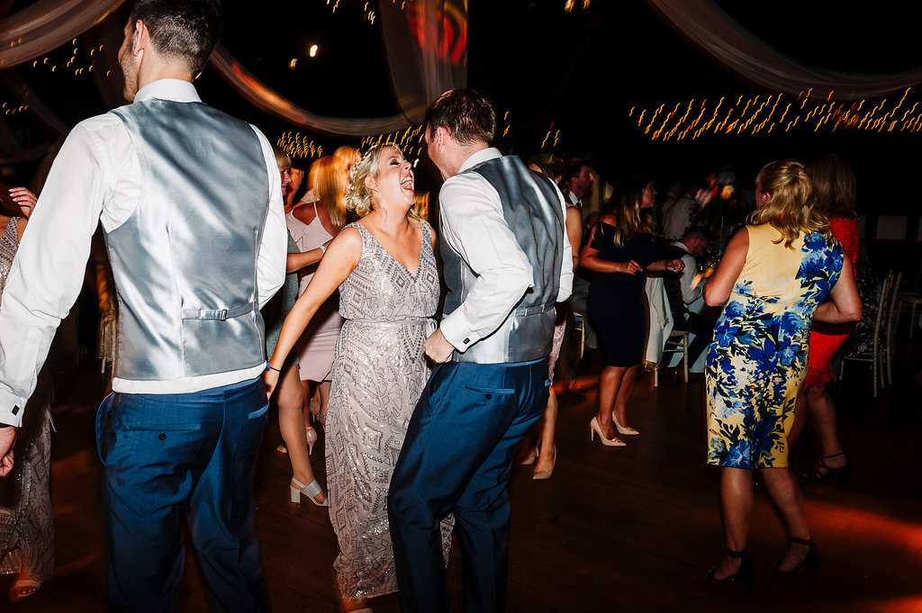 Guests busting some dance floor moves