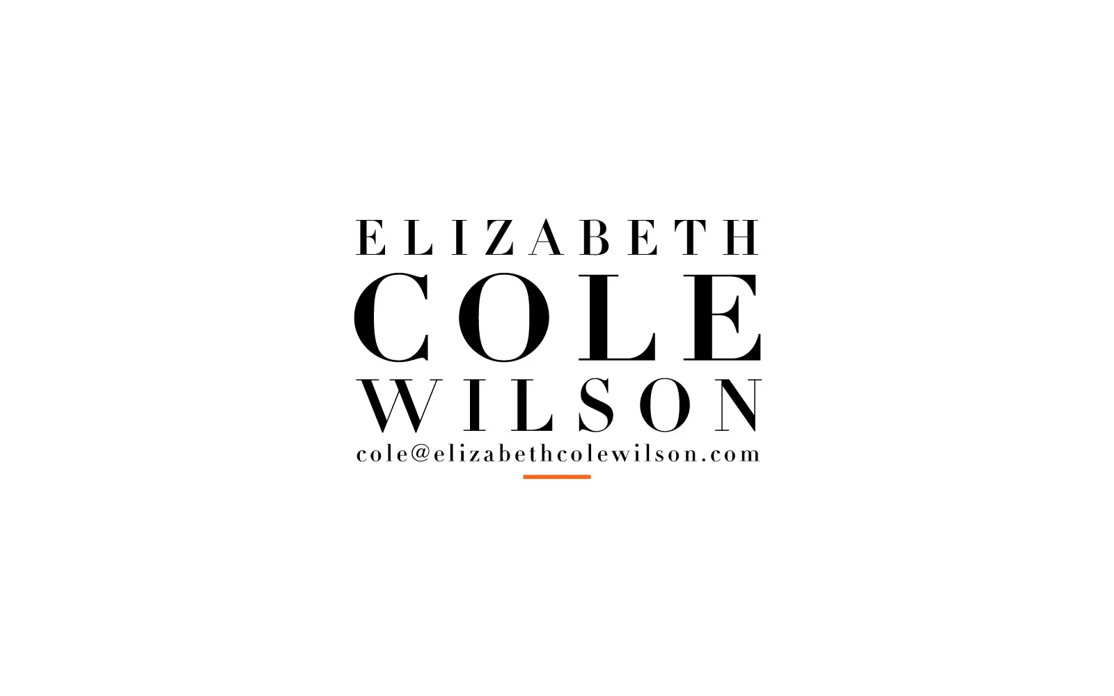 Elizabeth Cole Wilson / cole (at) elizabethcolewilson.com