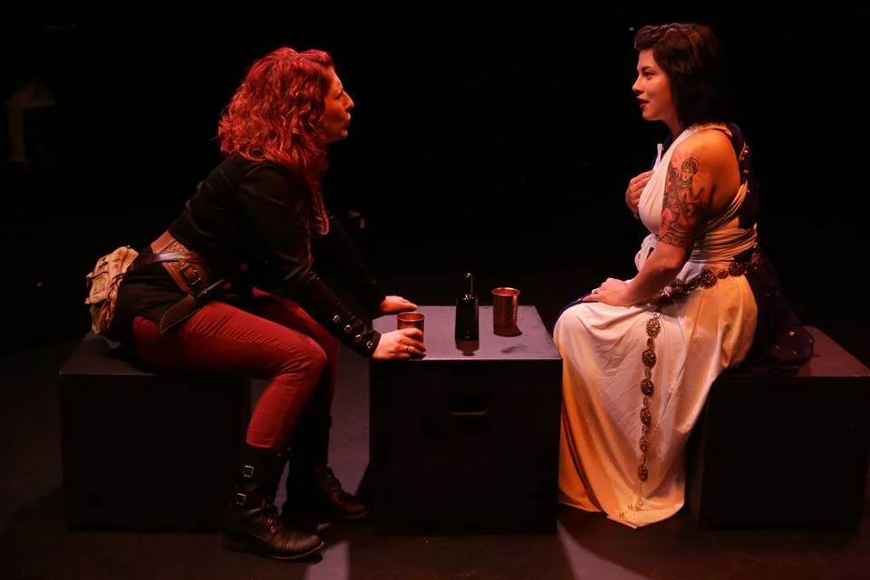 Sarah Streich (Mera) Erin McConnell (Korin)