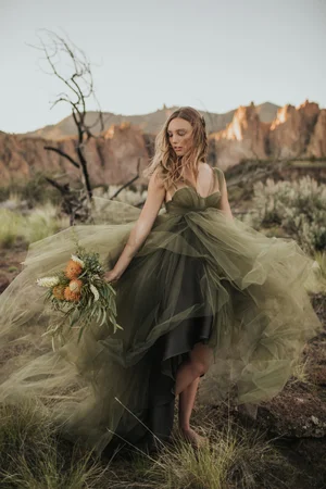 green emerald velvet dress Berylove Women Burnout Velvet Dark Green Mother of Bride Dress V-Neck Bridesmaid Dress, Dark Green / US26W
