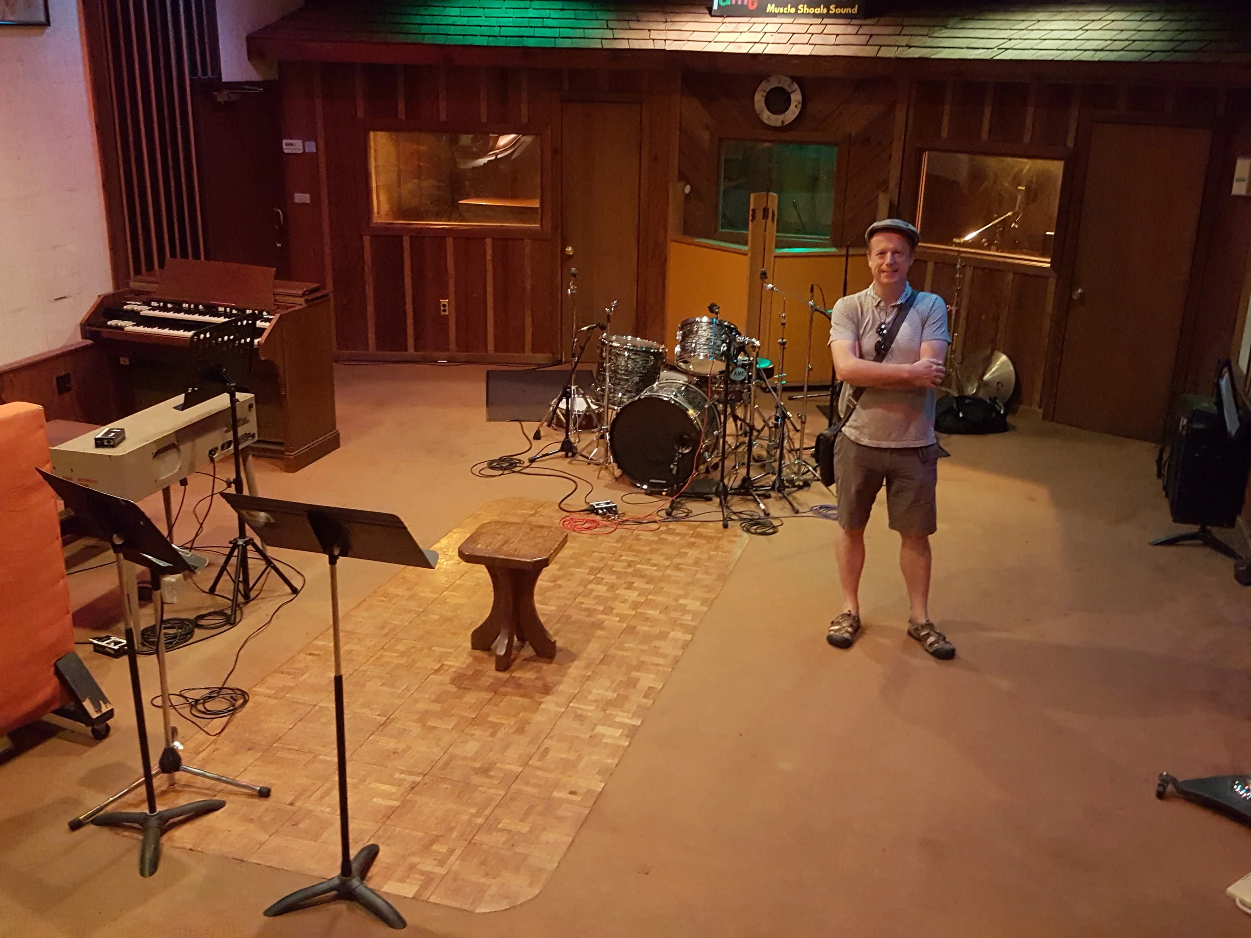 Some of the greatest artists of alll time have recorded in this room - Fame Studios in Muscle Shoals. 