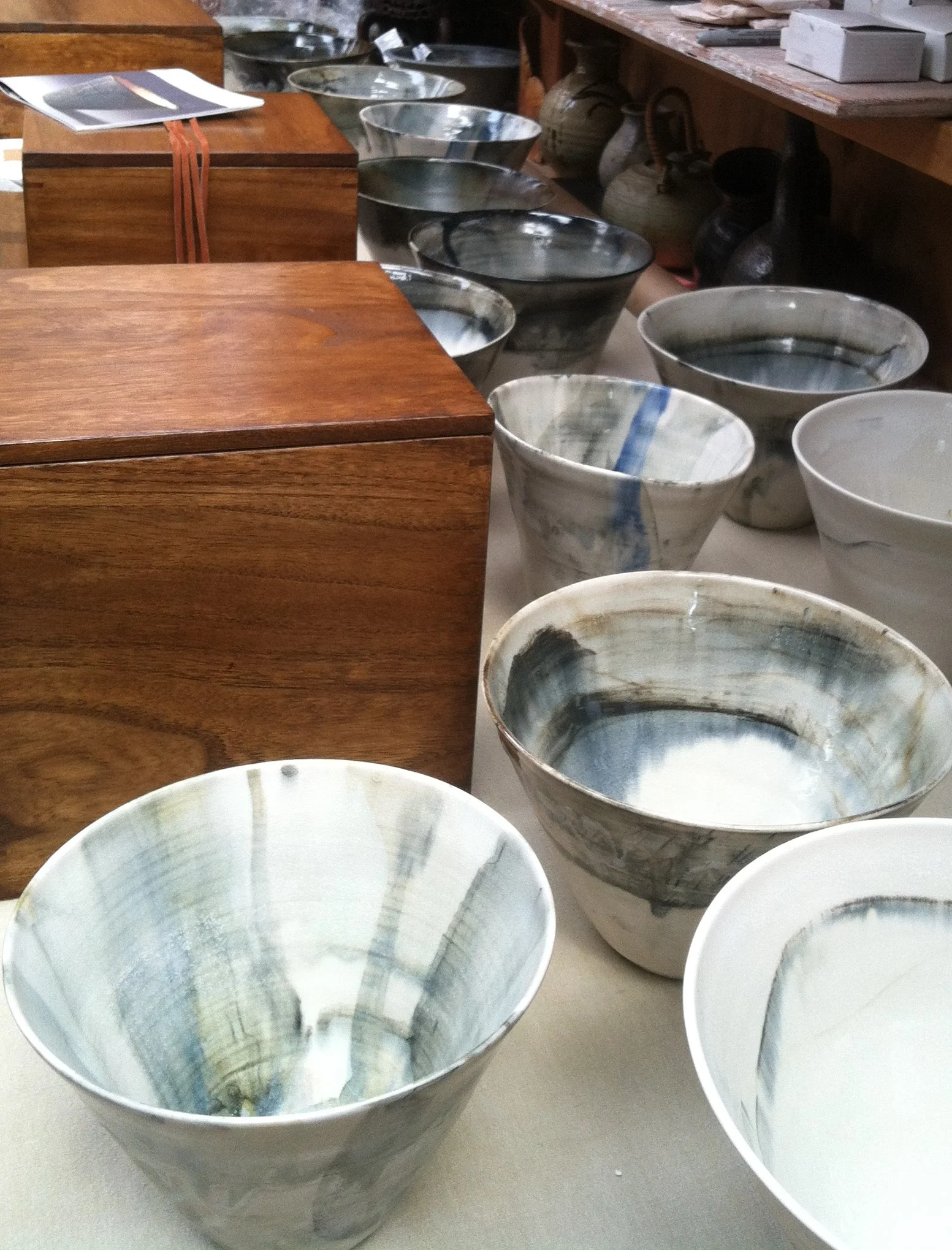 Porcelain in the studio