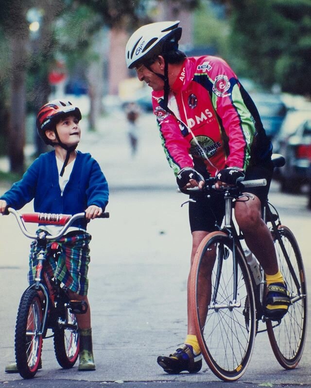 The man that got me into cycling, my dad. @merlin_bikes #shootfilm #titanium #roadbike #cycling #ciclismo #me #bikelife