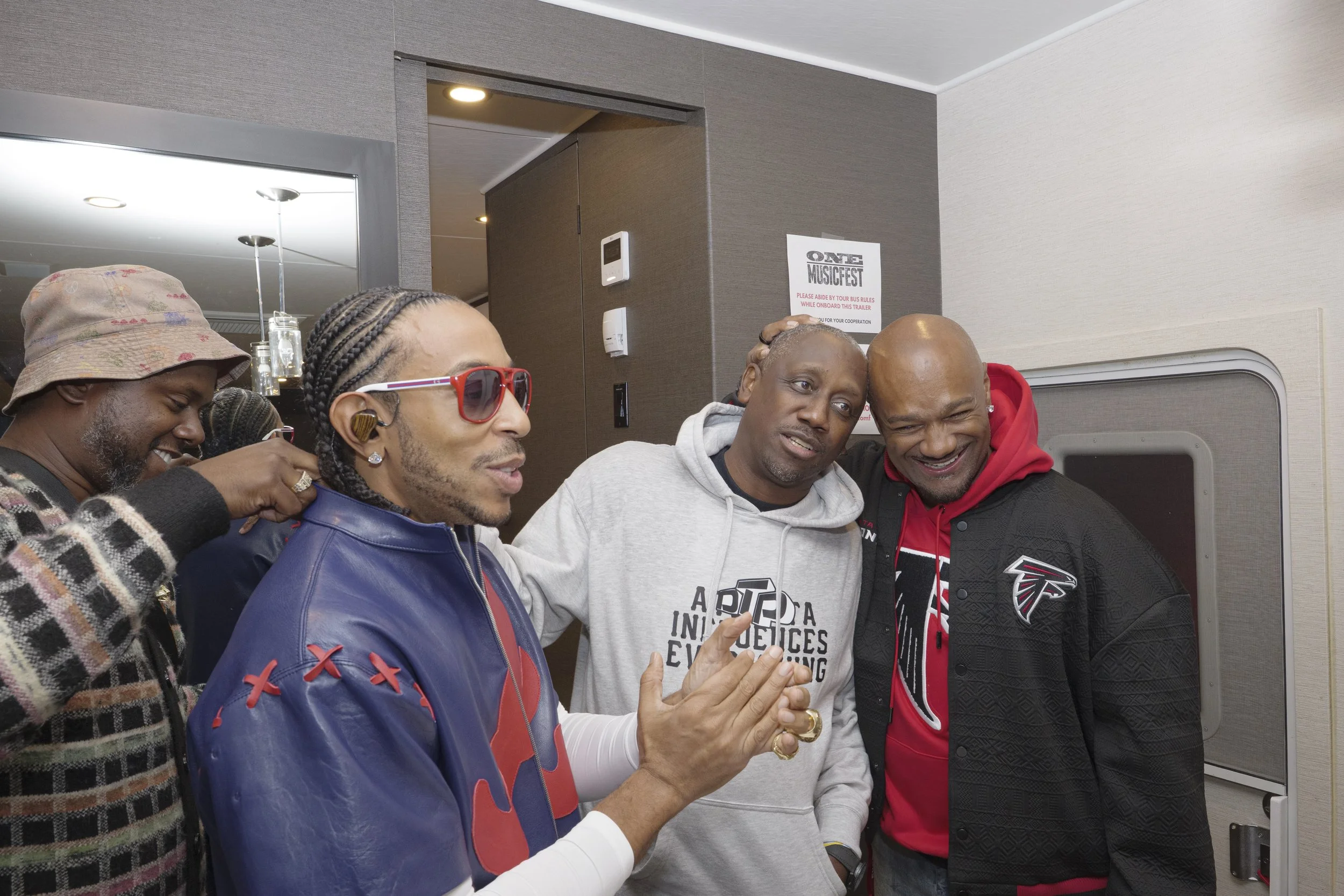 Ludacris, Chaka Zulu and Big Tigger