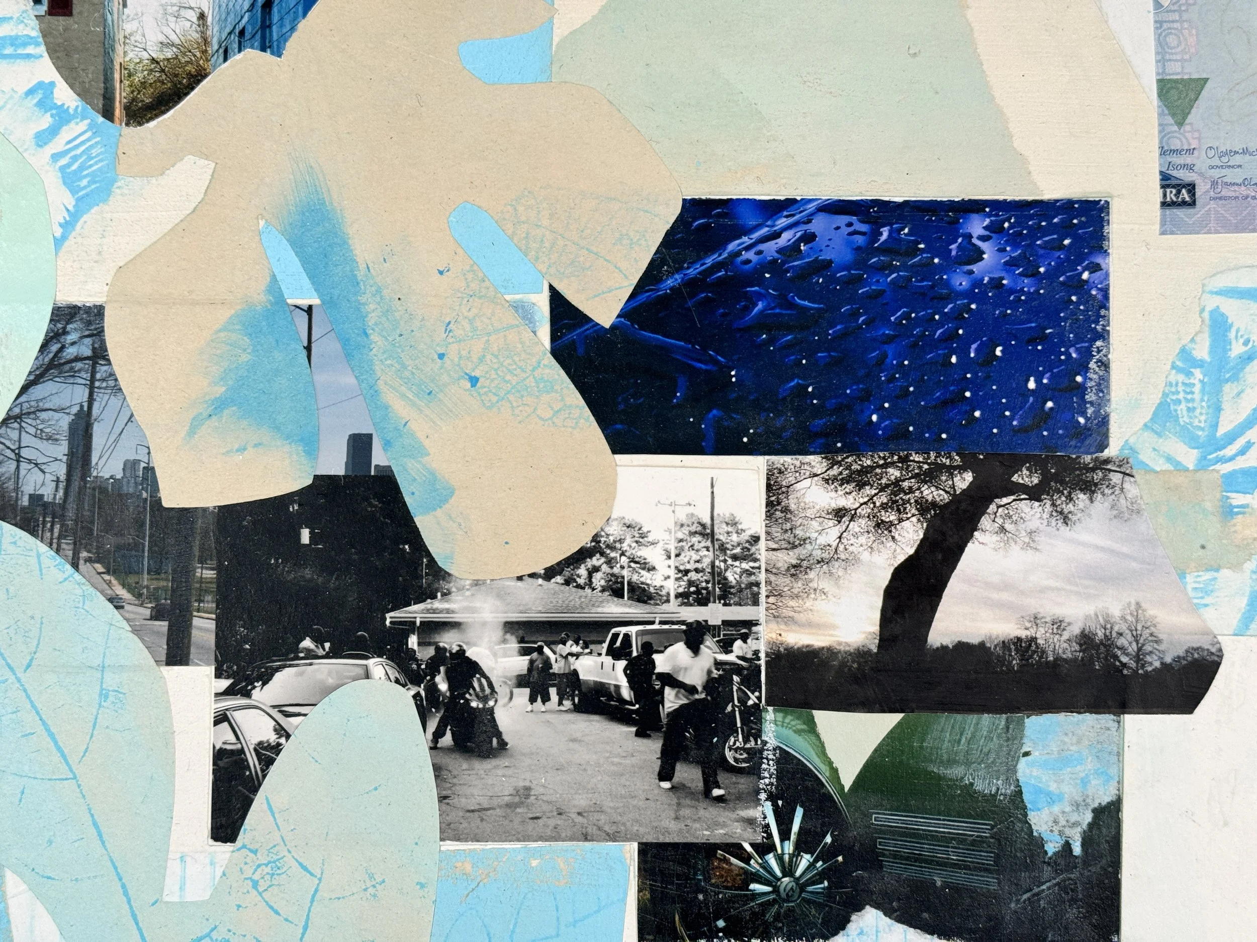 collage of various papers by Artemus Jenkins