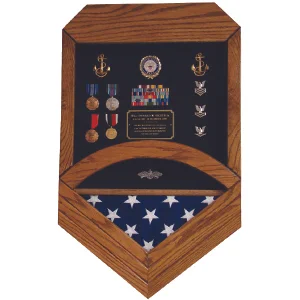 Navy Rank Shadow Box - Chief Petty Officer (CPO)