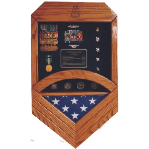 Navy Rank Shadow Box -  Master Chief Petty Officer (MCPO)