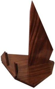 Air Force Wing Shadow Box Easel