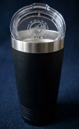 20 OZ BLACK TUMBLER $25.00