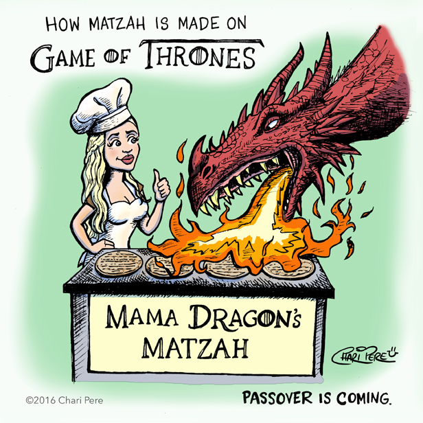 "Mama Dragon's Matzah"