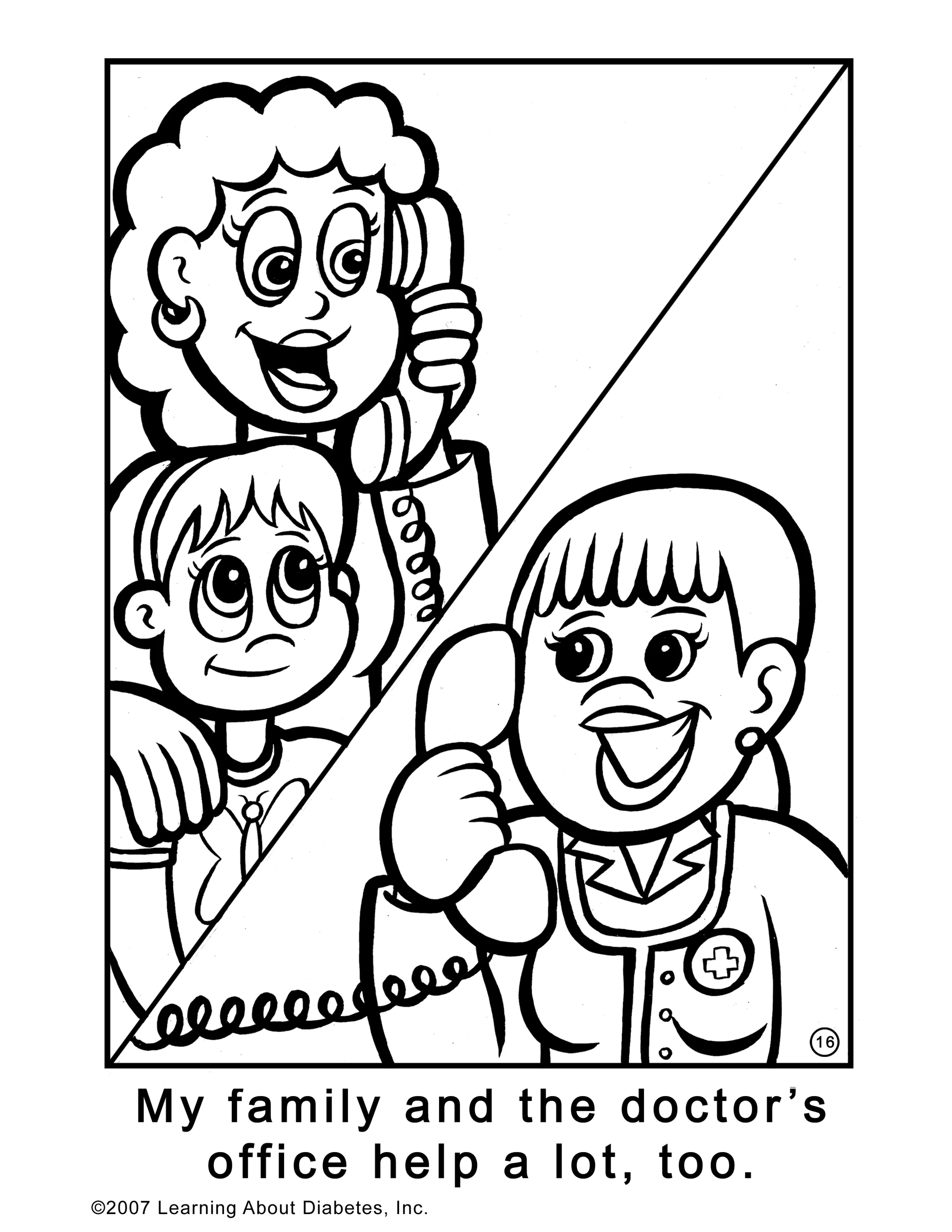 Coloring Page for "Welcome To My World!"