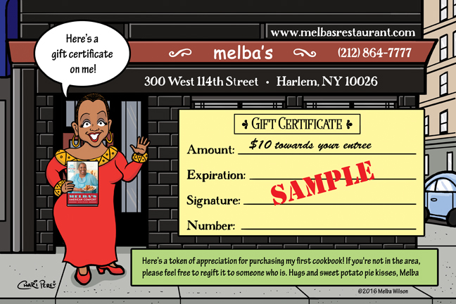 "Melba's Gift Certificate"