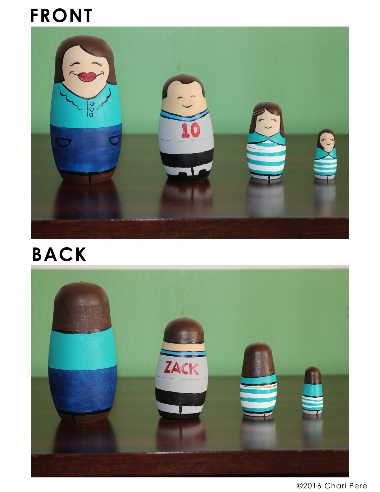 Russian Nesting Doll Caricatures #2