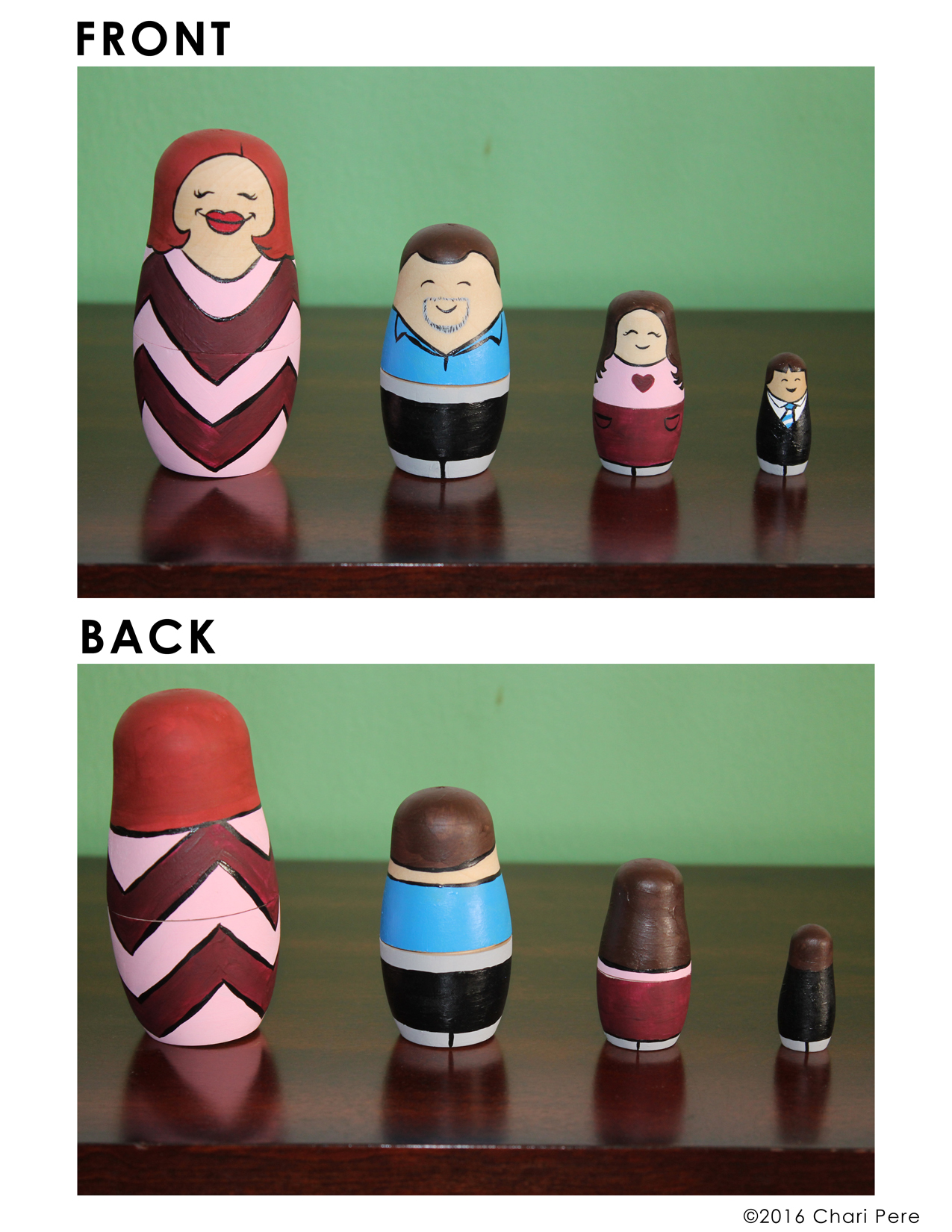 Russian Nesting Doll Caricatures #1