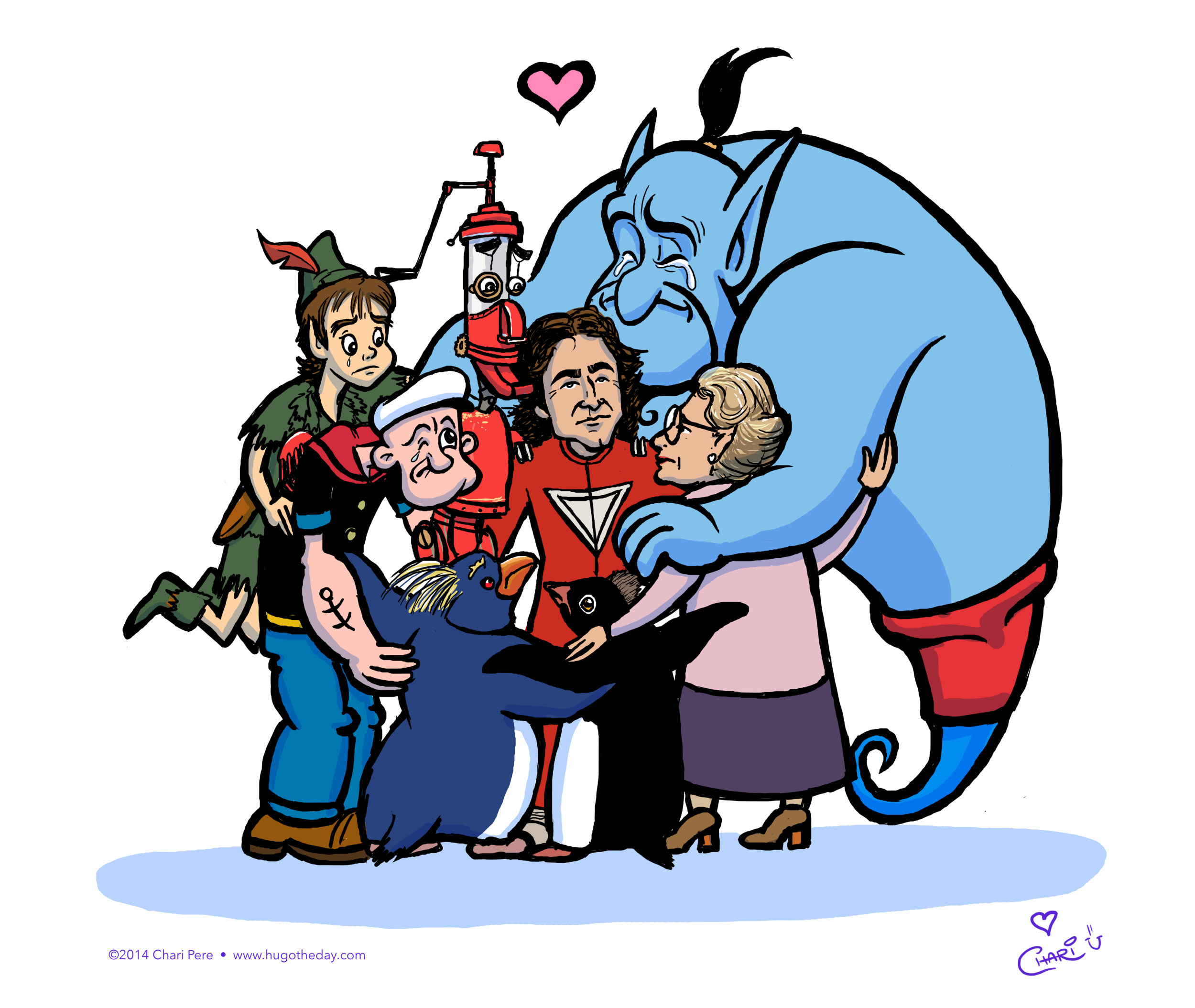 Robin Williams Hug