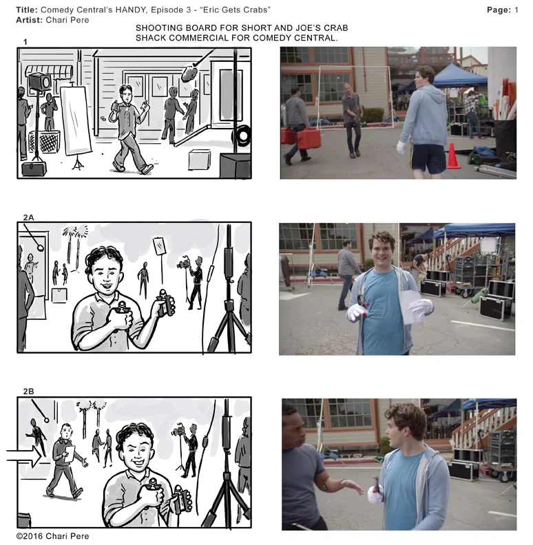 Comedy Central’s HANDY, Episode 3 - “Erik Gets Crabs” Pg 1