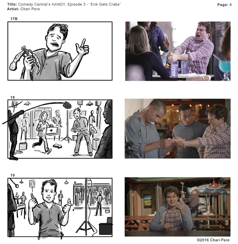 Comedy Central's HANDY, Episode 3 - "Erik Gets Crabs" Pg 8