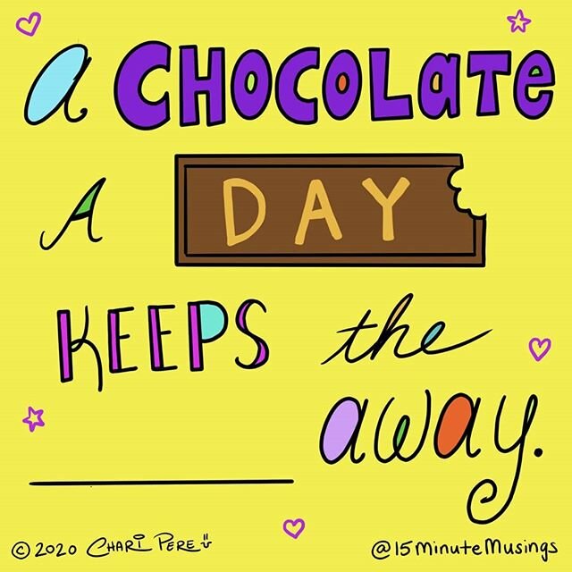 &ldquo;A Chocolate A Day&rdquo;
Time spent on drawing: 19:20
⌛
This story about kindness is too sweet (pun intended) not to share. 🍬
This post was inspired by my new friend Lynn. I met her the first day I joined an online accountability program a fe