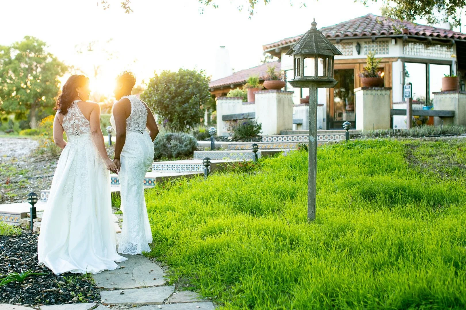 Intimate New Year S Eve Garden Wedding Santa Barbara Wedding Style