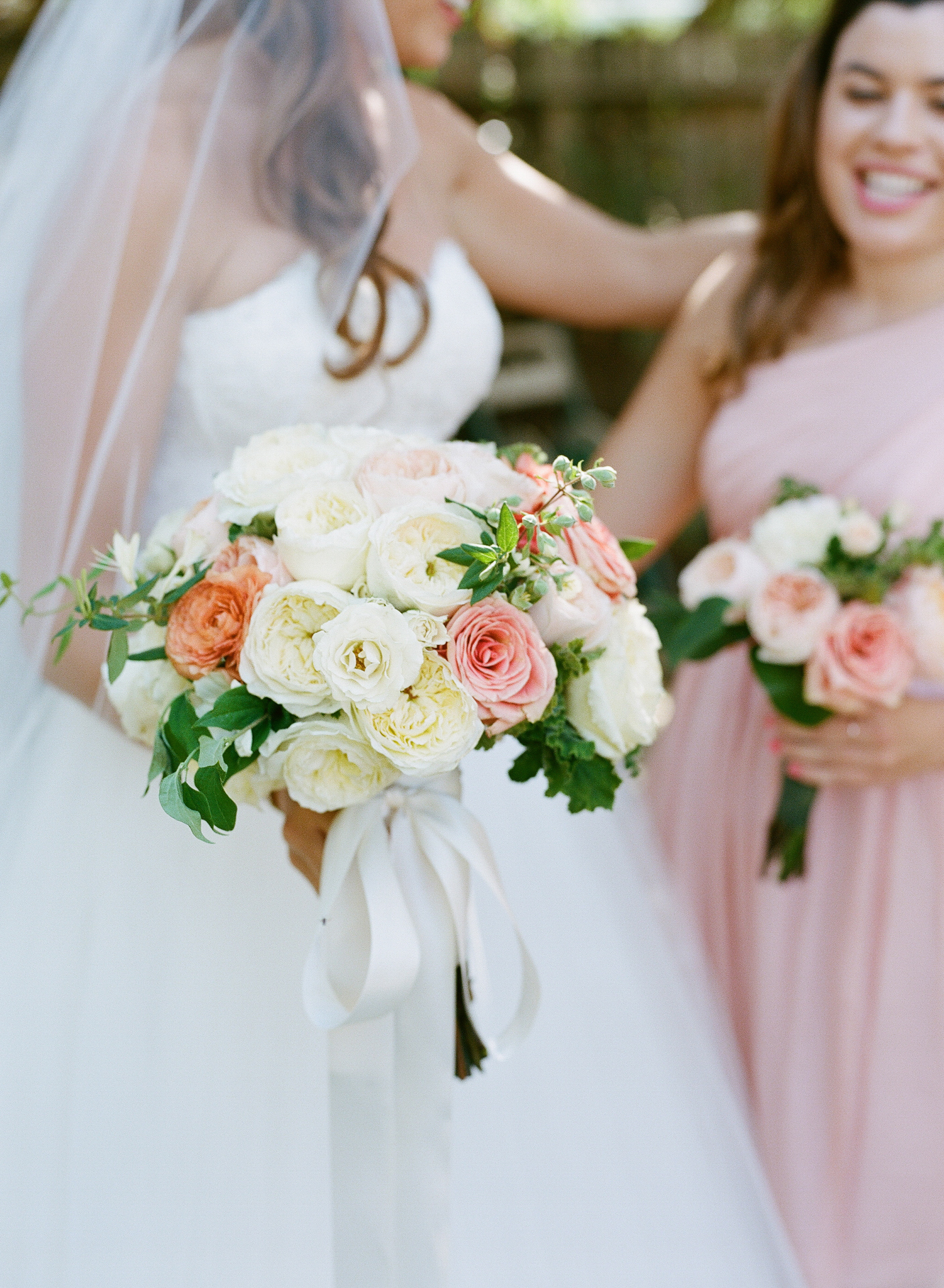 santabarbarawedding.com | Photographer: Beaux Arts Photographie | Peach Garden Wedding at Gainey Vineyard