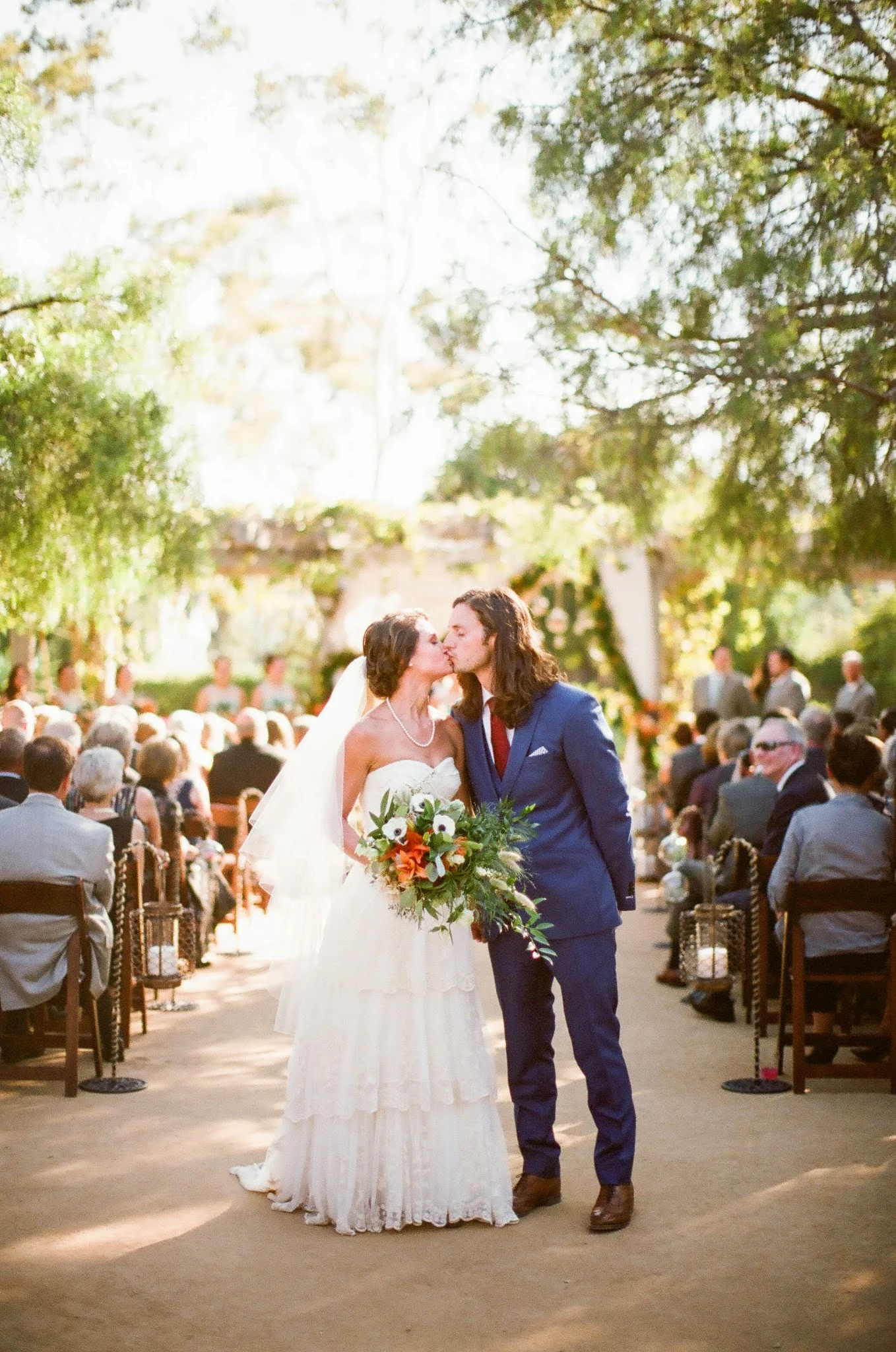 santabarbarawedding.com | photography: Nancy Neil | Orange Eclectic Wedding Ideas