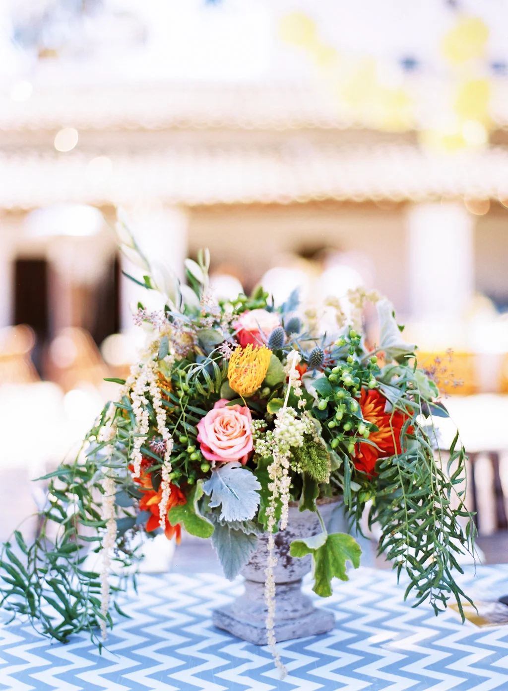 santabarbarawedding.com | Photo: Clarissa Koenig Photography | Yellow and gray wedding ideas