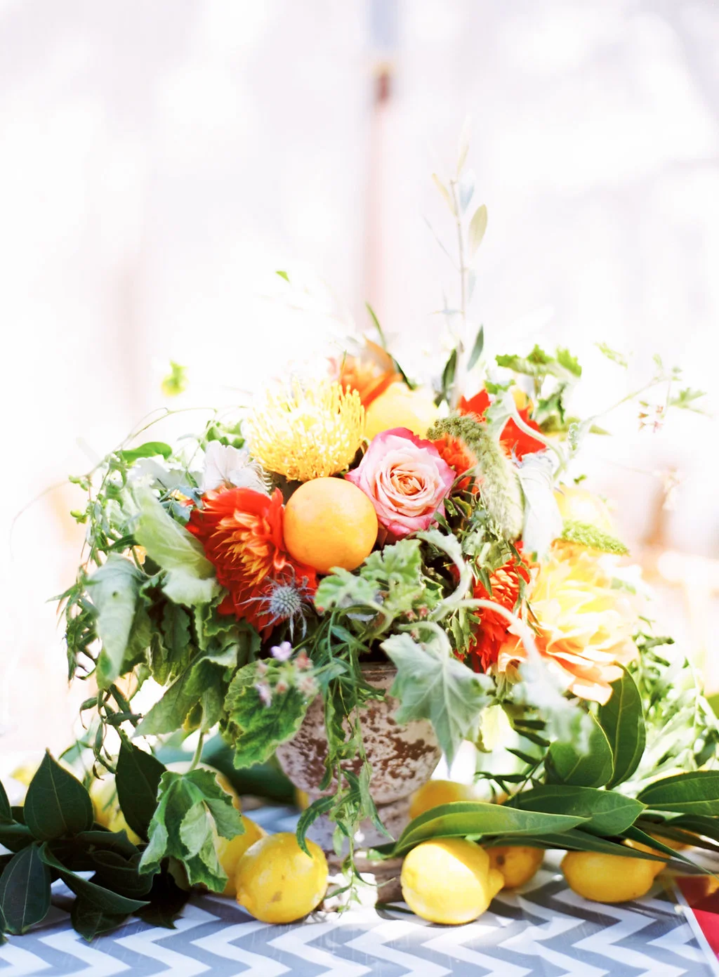 santabarbarawedding.com | Photo: Clarissa Koenig Photography | Yellow and gray wedding ideas