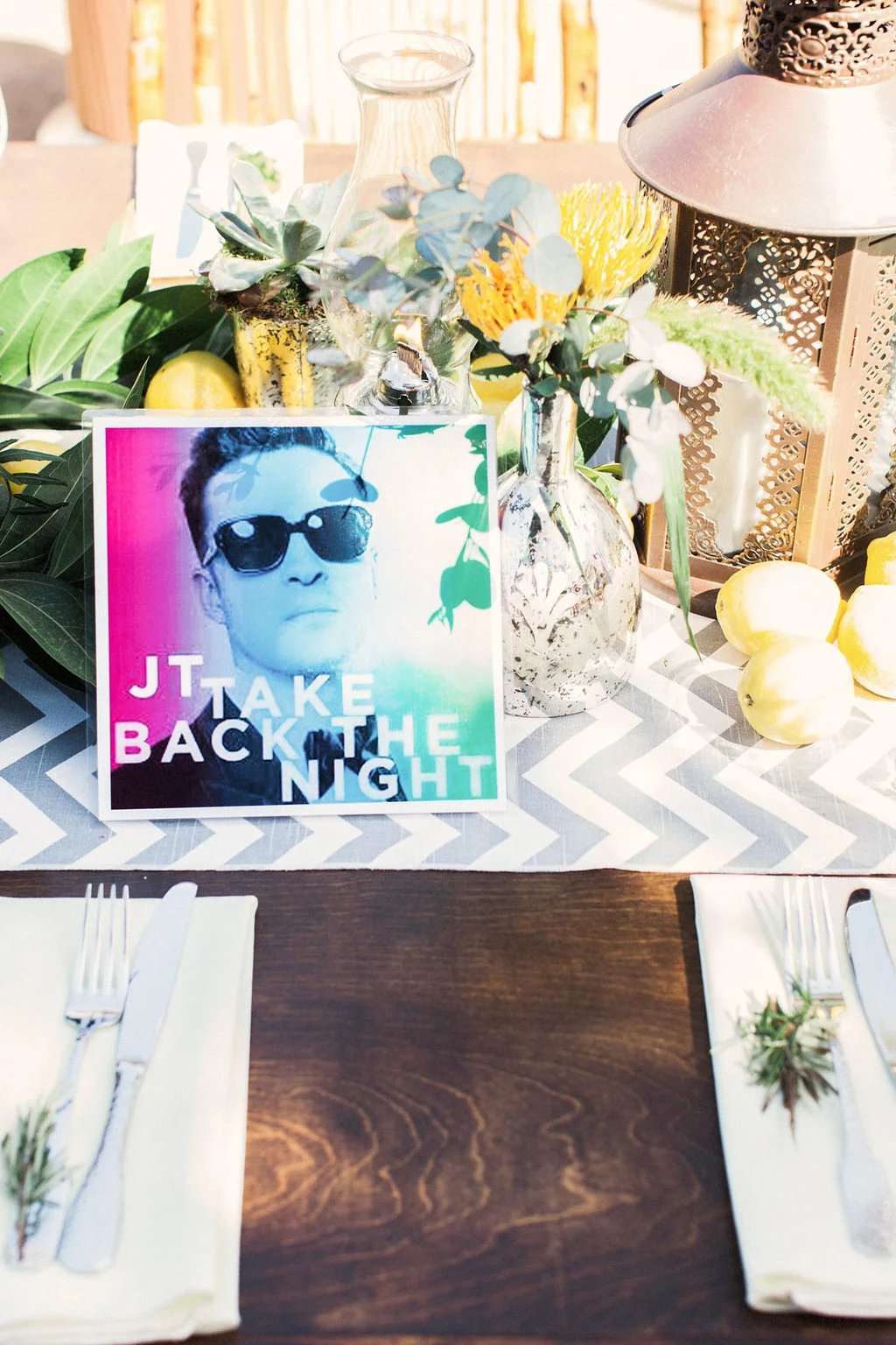 santabarbarawedding.com | Photo: Clarissa Koenig Photography | Yellow and gray wedding ideas