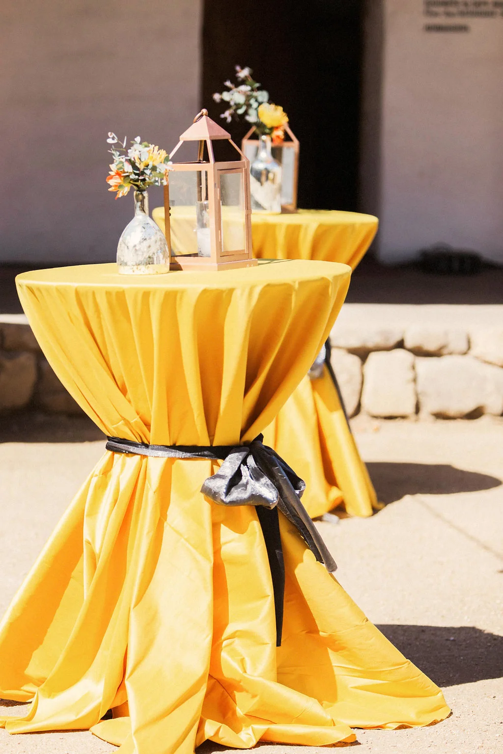 santabarbarawedding.com | Photo: Clarissa Koenig Photography | Yellow and gray wedding ideas
