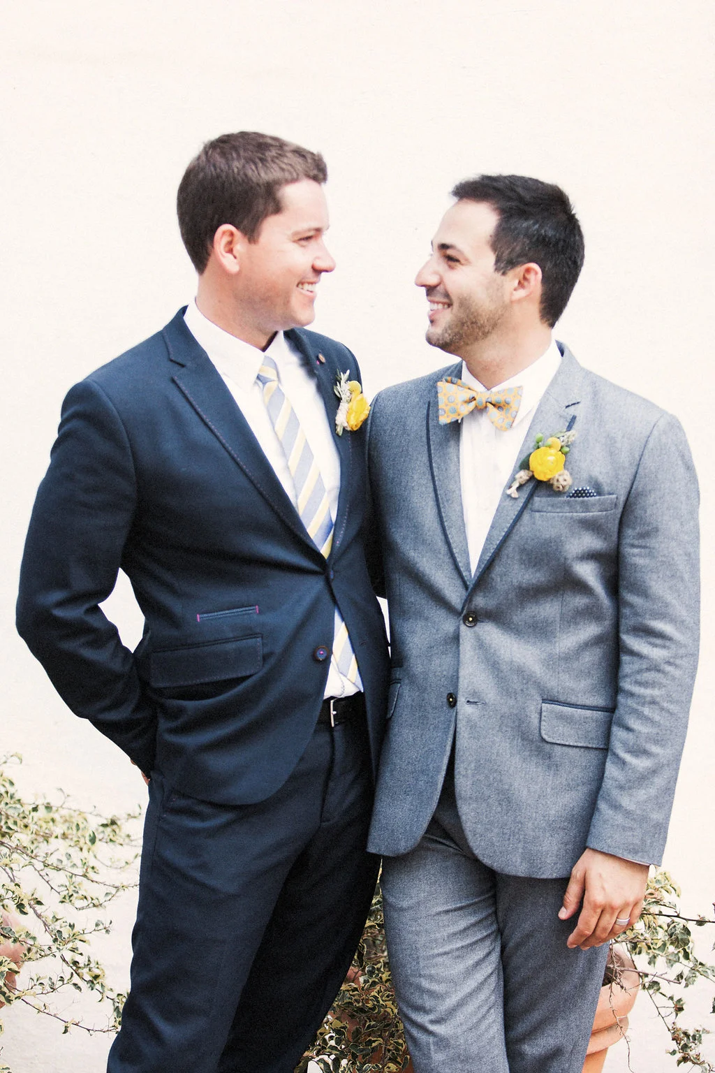 santabarbarawedding.com | Photo: Clarissa Koenig Photography | Yellow and gray wedding ideas
