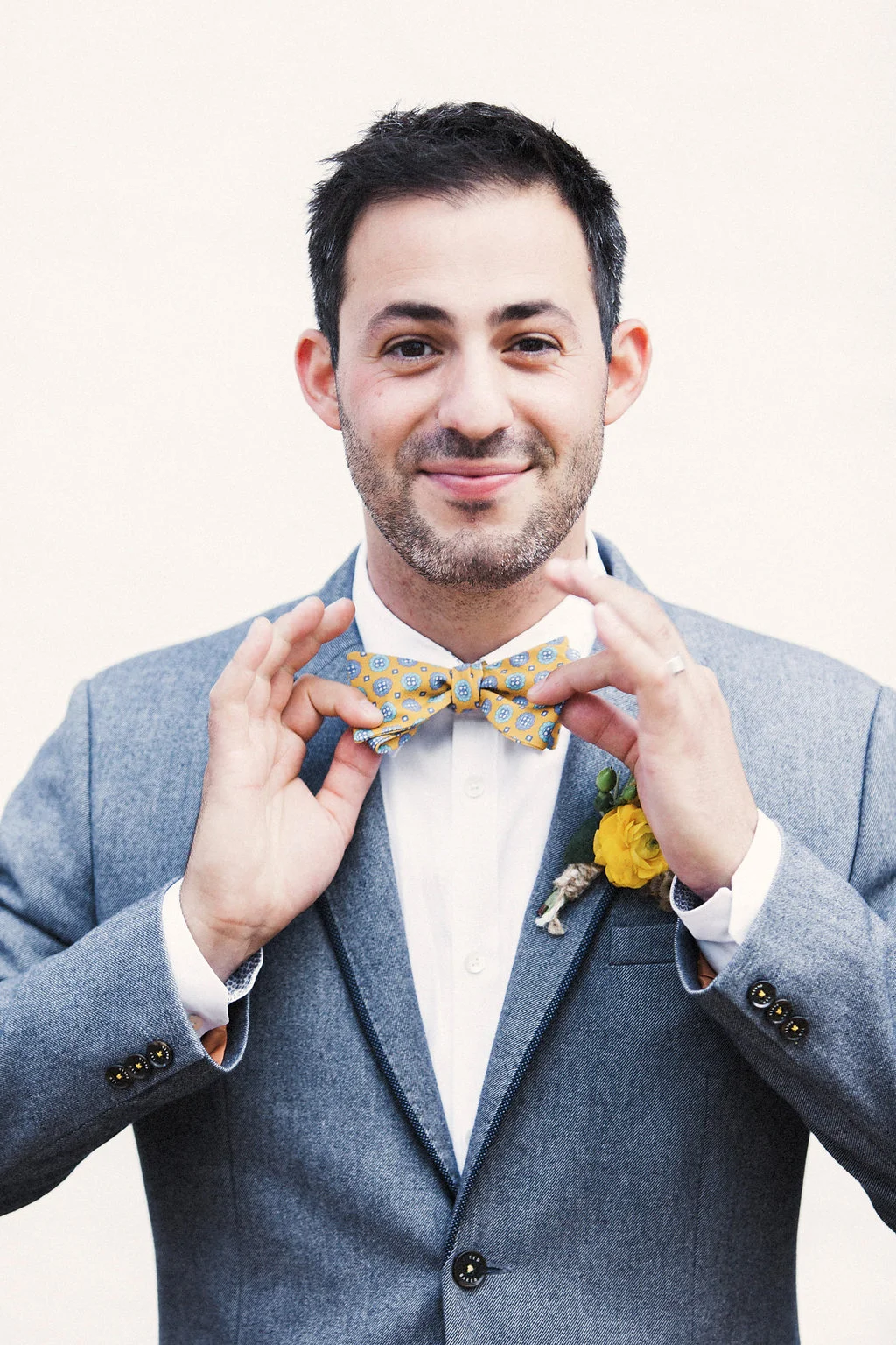 santabarbarawedding.com | Photo: Clarissa Koenig Photography | Yellow and gray wedding ideas