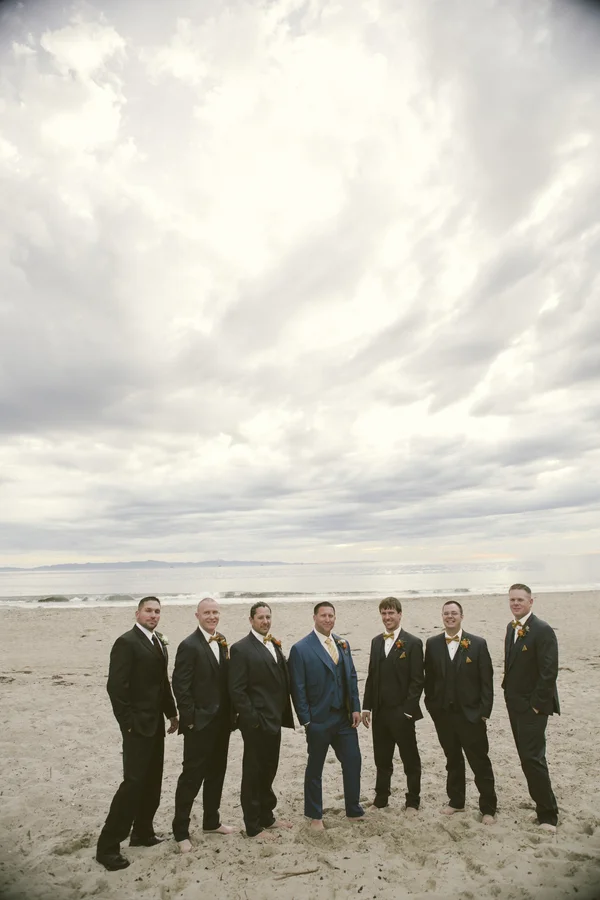 www.santabarbarawedding.com | By Cherry Photography | Rincon Beach Club | Groomsmen