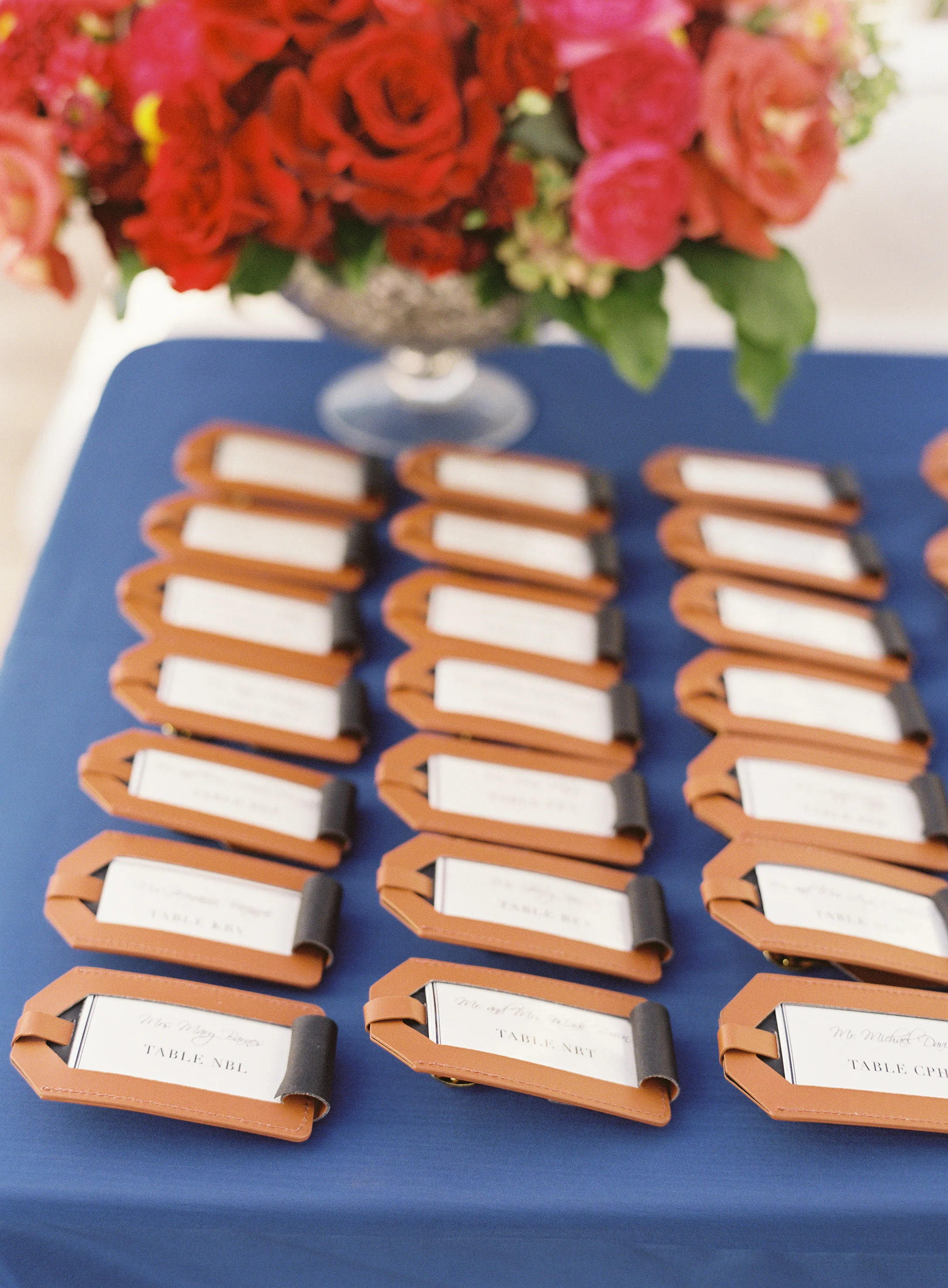 www.santabarbarawedding.com | Linda Chaja Photography | Santa Barbara Museum of Natural History Sea Center | Escort Cards