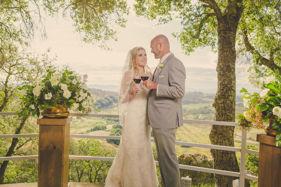www.santabarbarawedding.com | Kramer Events | Adelaida Cellars | Bride and Groom | toast