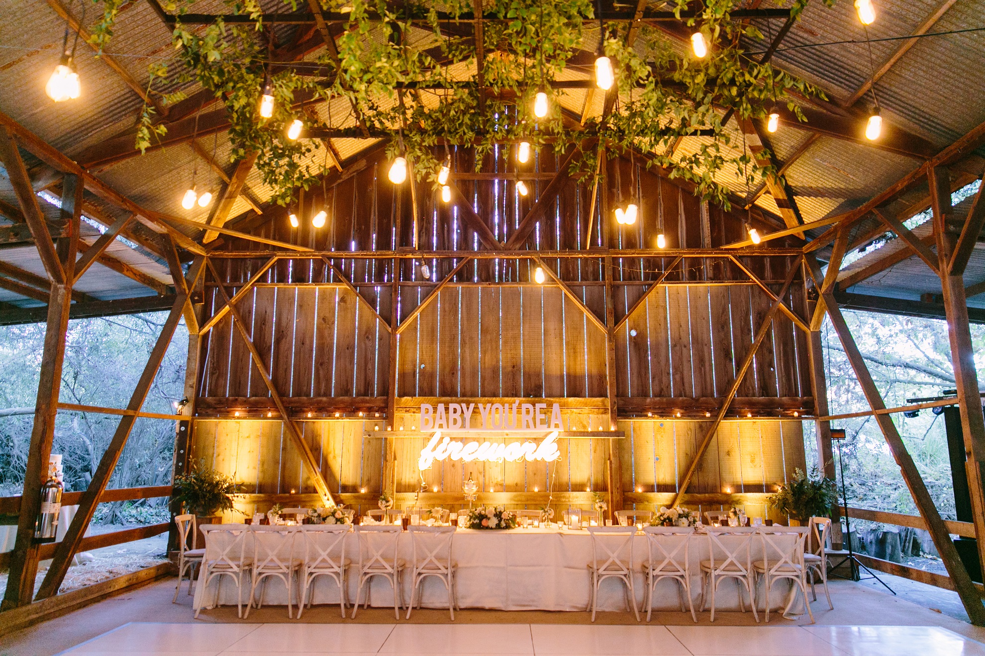 www.santabarbarawedding.com | Dos Pueblos Ranch | Birds of a Feather | Head Table | Reception