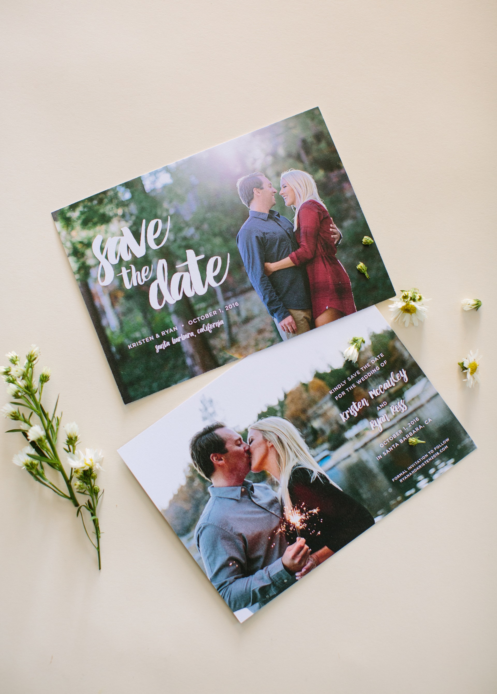 www.santabarbarawedding.com | Dos Pueblos Ranch | Birds of a Feather | Wedding Invitations