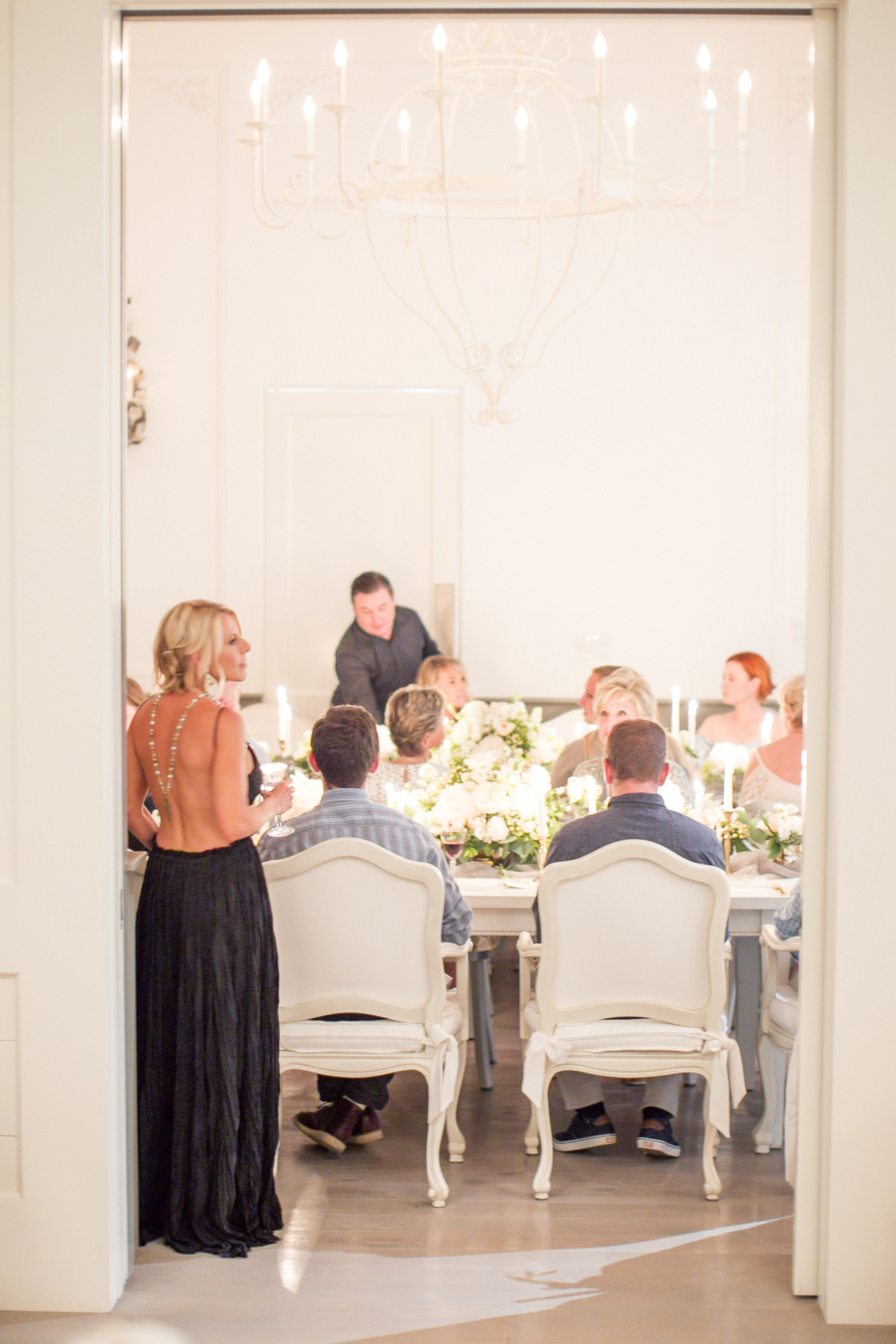 www.santabarbarawedding.com | Atelier de La Fleur Weddings & Events | Mike Larson | Bride at Reception