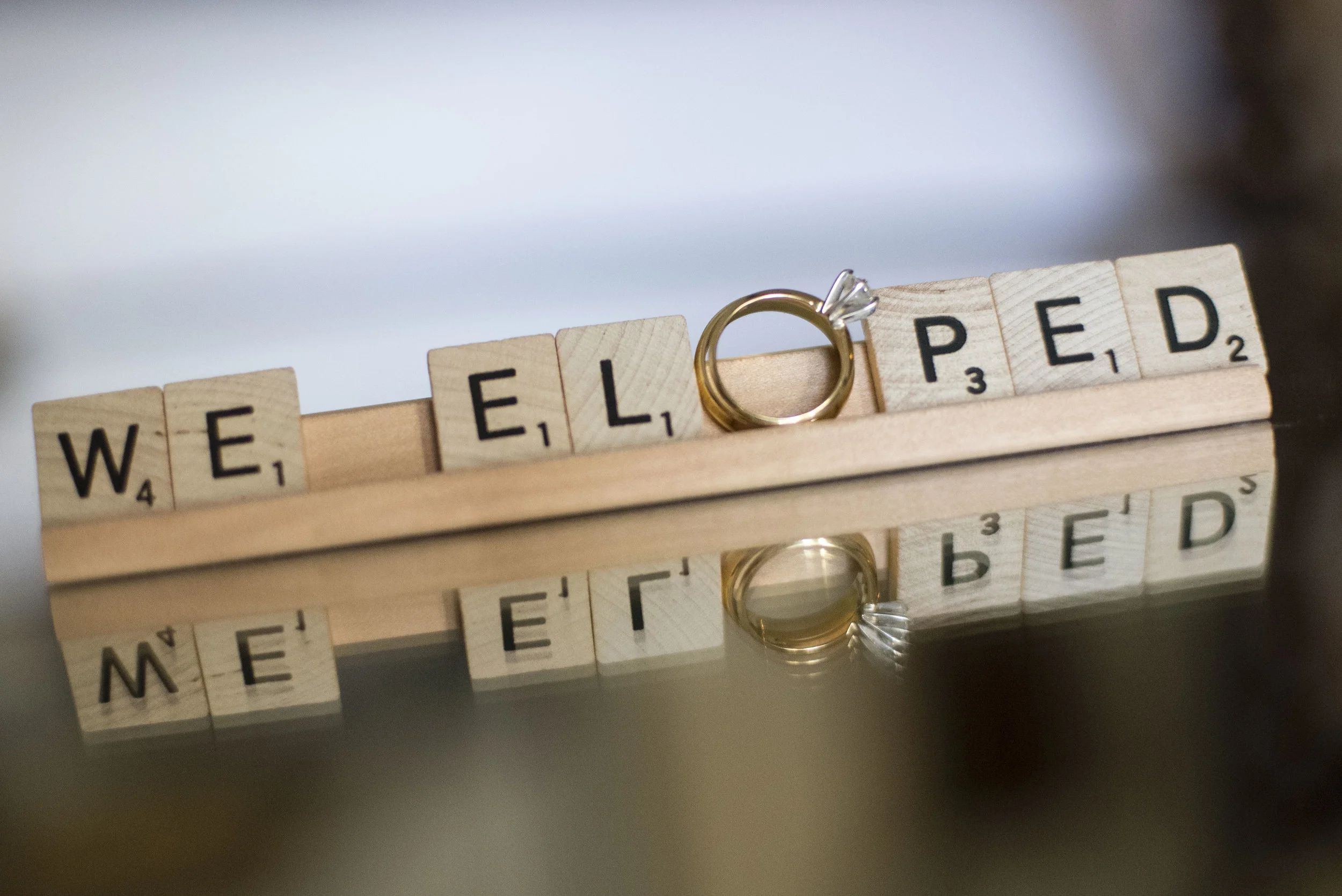 www.santabarbarawedding.com | By Cherry Photography | Santa Barbara Courthouse | Elopement Sign