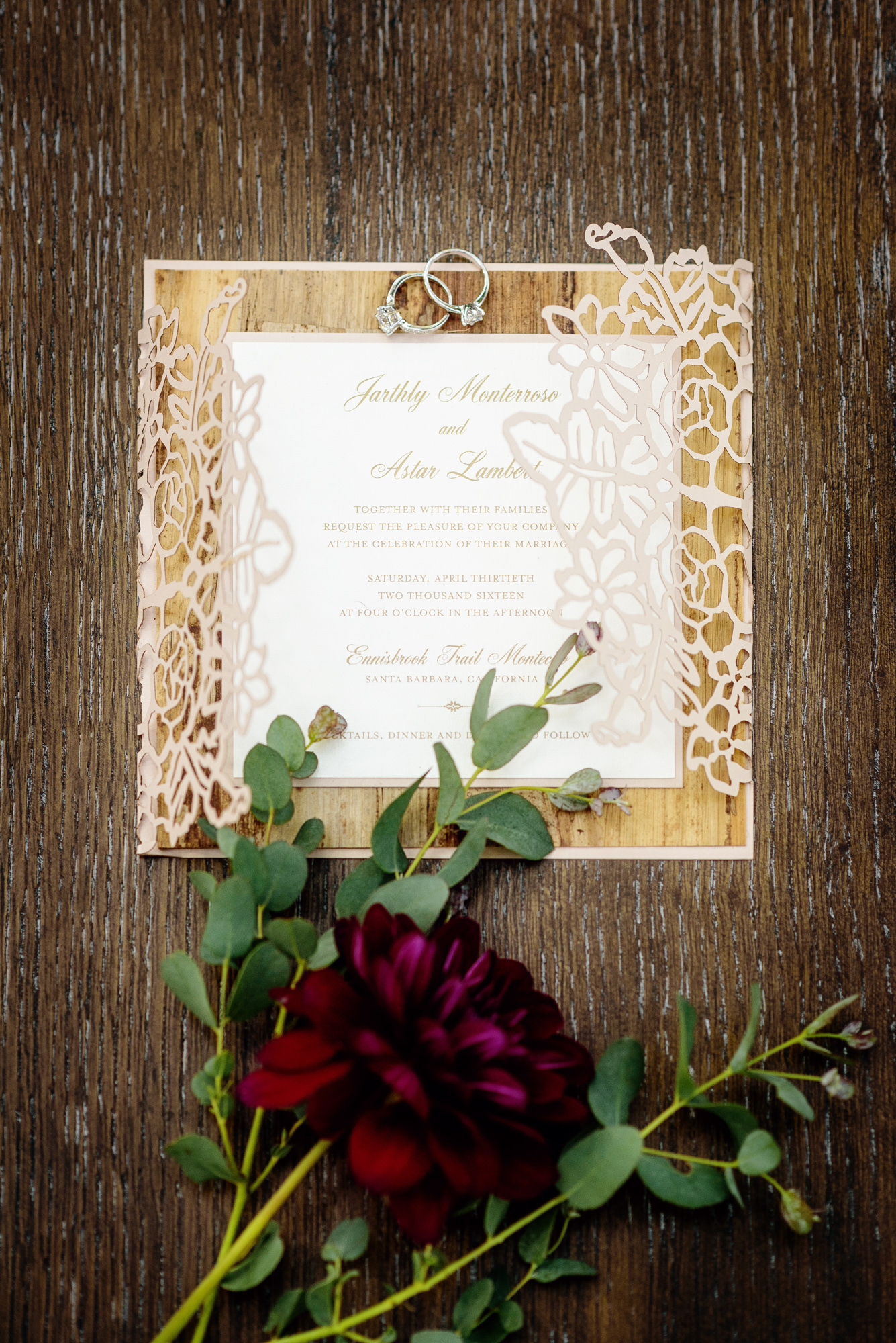 www.santabarbarawedding.com | f27 Photography | Ashley Gelfound Weddings & Events | Invitations