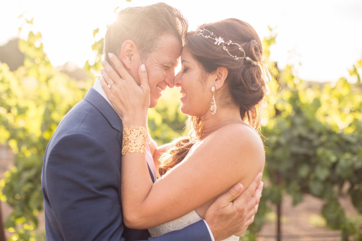 www.santabarbarawedding.com | Anna J Photography | Alegria by Design | Firestone Vineyard | Bride and Groom
