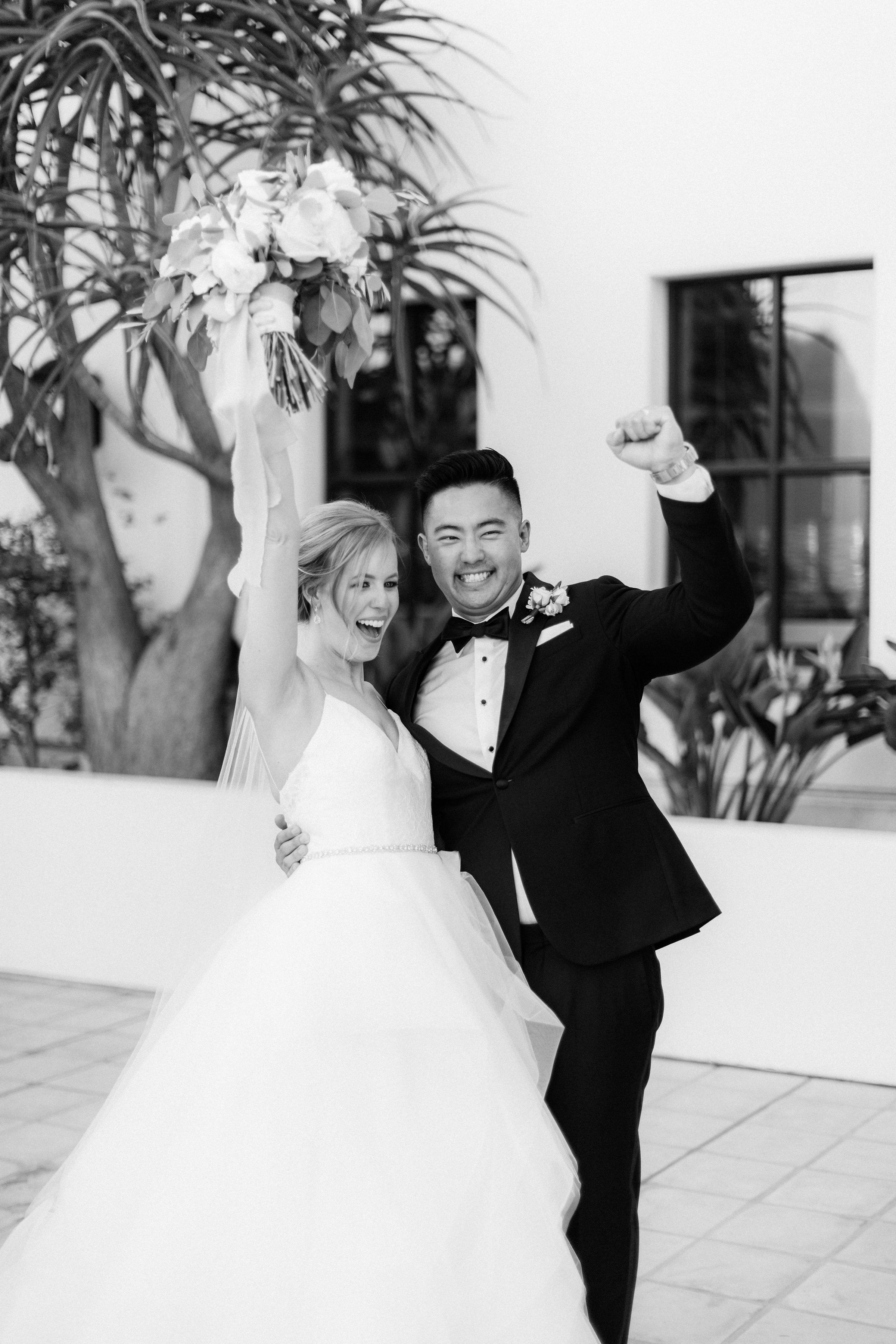 www.santabarbarawedding.com | Jenny Quicksall | Santa Barbara Club | Bluebell Events | Bride and Groom