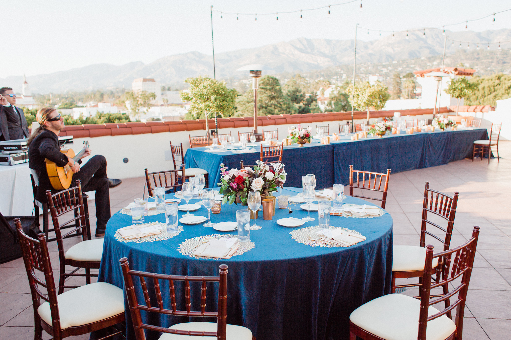 www.santabarbarawedding.com | Grace Kathryn Photography | Santa Barbara Courthouse | Canary Hotel | Amazing Days Events | Reception Tables