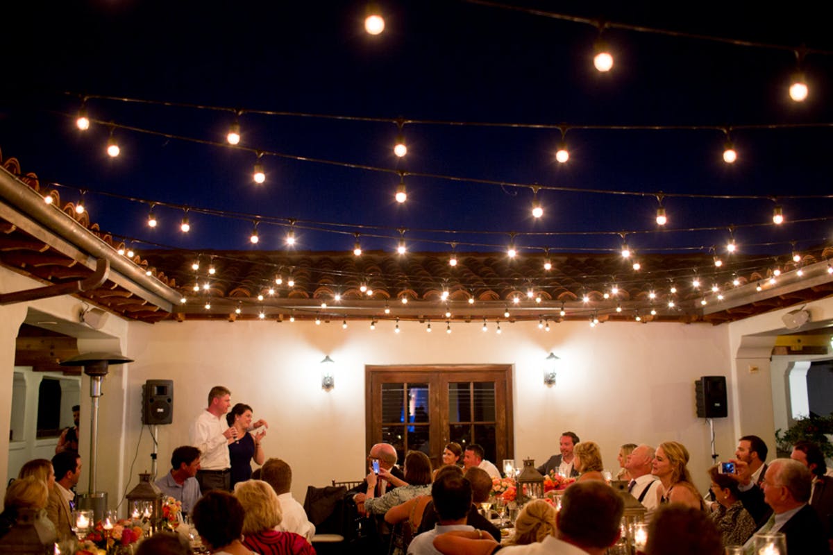 www.santabarbarawedding.com | Bacara Resort | Alegria by Design | Michael + Anna Costa | Reception Lighting